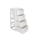 Kreher Rollcontainer Domus 4 Schubladen Kunststoff Rollbar Bild 1
