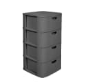 Kreher Rollcontainer Domus 4 Schubladen Kunststoff Rollbar Bild 2