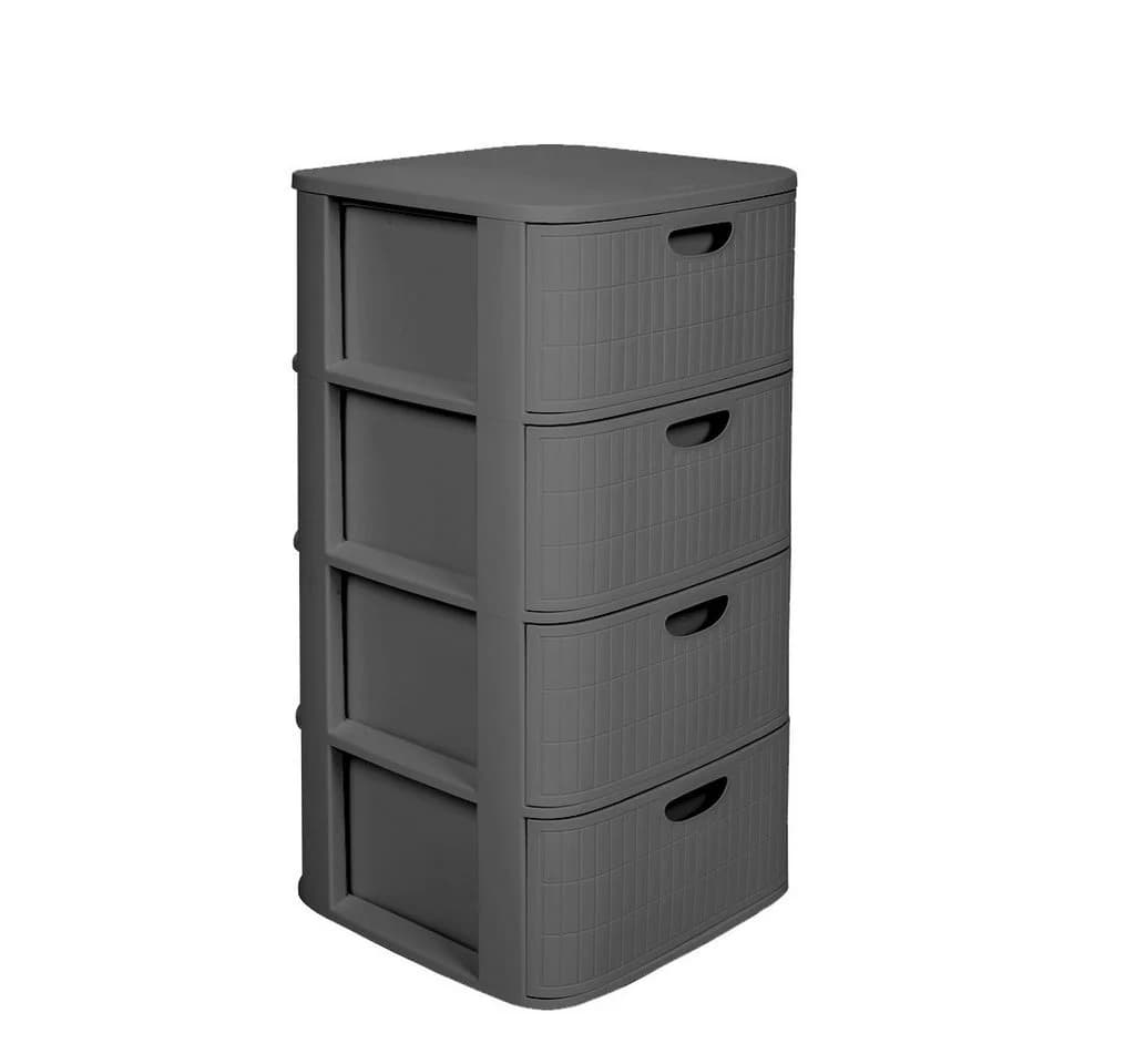 Kreher Rollcontainer Domus 4 Schubladen Kunststoff Rollbar - Bild 2