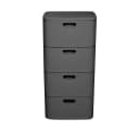 Kreher Rollcontainer Domus 4 Schubladen Kunststoff Rollbar Bild 3