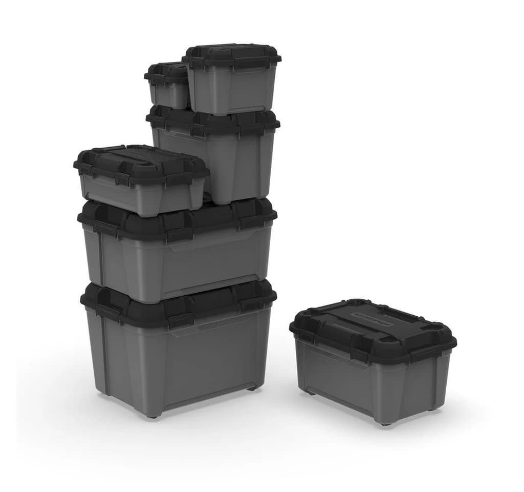 Kreher Aufbewahrungsbox Bunker Tough IP67 Schwarz Anthrazit - Bild 5