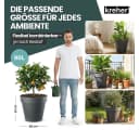 Kreher Pflanzkübel Set 'LIKE' XXL + XL - Anthrazit - Rollbar Bild 3