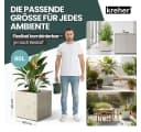 Kreher Pflanzkübel Millennium 80L 2er-Set Kunststoff Eckig Bild 5