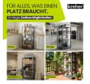 Kreher Standregal NEO Kunststoff 4 Böden Grau/Schwarz Bild 3