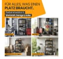 Kreher Schwerlastregal Evo 5 Böden Kunststoff Schwarz Bild 4