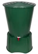Kreher Regentonne XL 310 Liter mit Hahn, Deckel und Stand Monoblock Bild 2