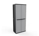 Kreher Mehrzweckschrank Kunststoffschrank 'J-Line' Schwarz/Grau Bild 1