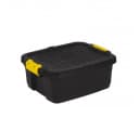 Kreher Aufbewahrungsbox TOUGH 24 Liter Schwarz Bild 2