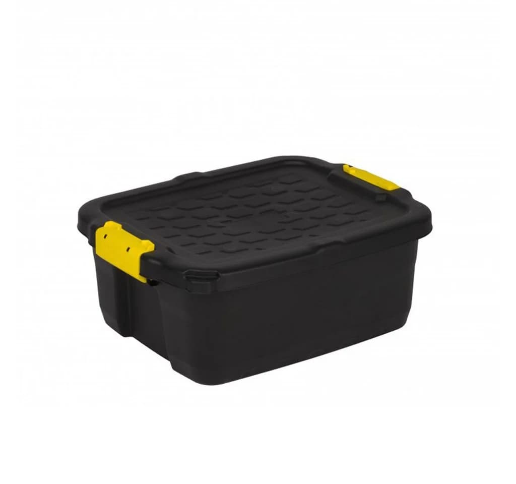 Kreher Aufbewahrungsbox TOUGH 24 Liter Schwarz - Bild 2