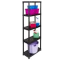 Kreher Standregal Primo Plus 5 Böden Schwarz Kunststoff Bild 2