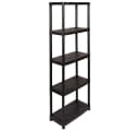 Kreher Standregal Primo Plus 5 Böden Schwarz Kunststoff Bild 3