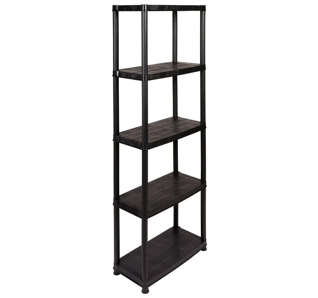 Kreher Standregal Primo Plus 5 Böden Schwarz Kunststoff - Bild 3