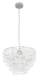 Reality Leuchten Pendelleuchte Orient 43 cm Silber Metall Bild 2