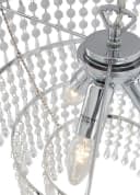Reality Leuchten Pendelleuchte Orient 43 cm Silber Metall Bild 3