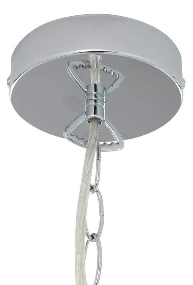 Reality Leuchten Pendelleuchte Orient 43 cm Silber Metall - Bild 5