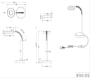 Reality Leuchten LED Tischleuchte Rennes Chrom Verstellbar Bild 3