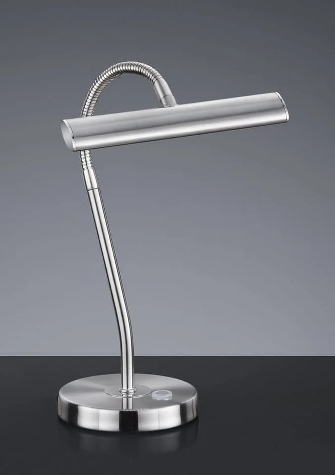 TRIO LEUCHTEN LED Tischleuchte Curtis Grau Modern Flexarm Touch
