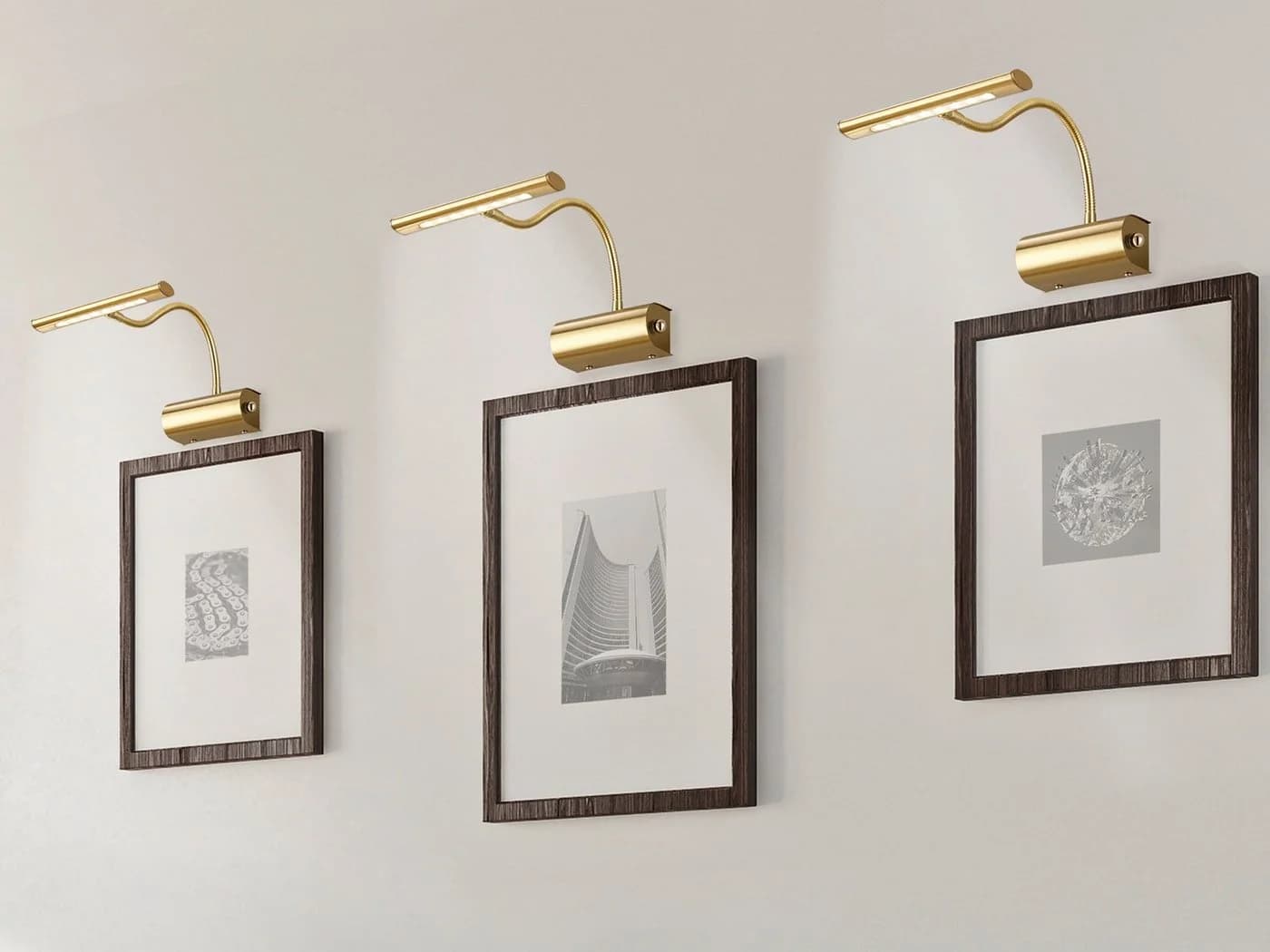 TRIO Leuchten LED Bilderleuchte Warmweiß Dimmbar Flex-Arm - Bild 5