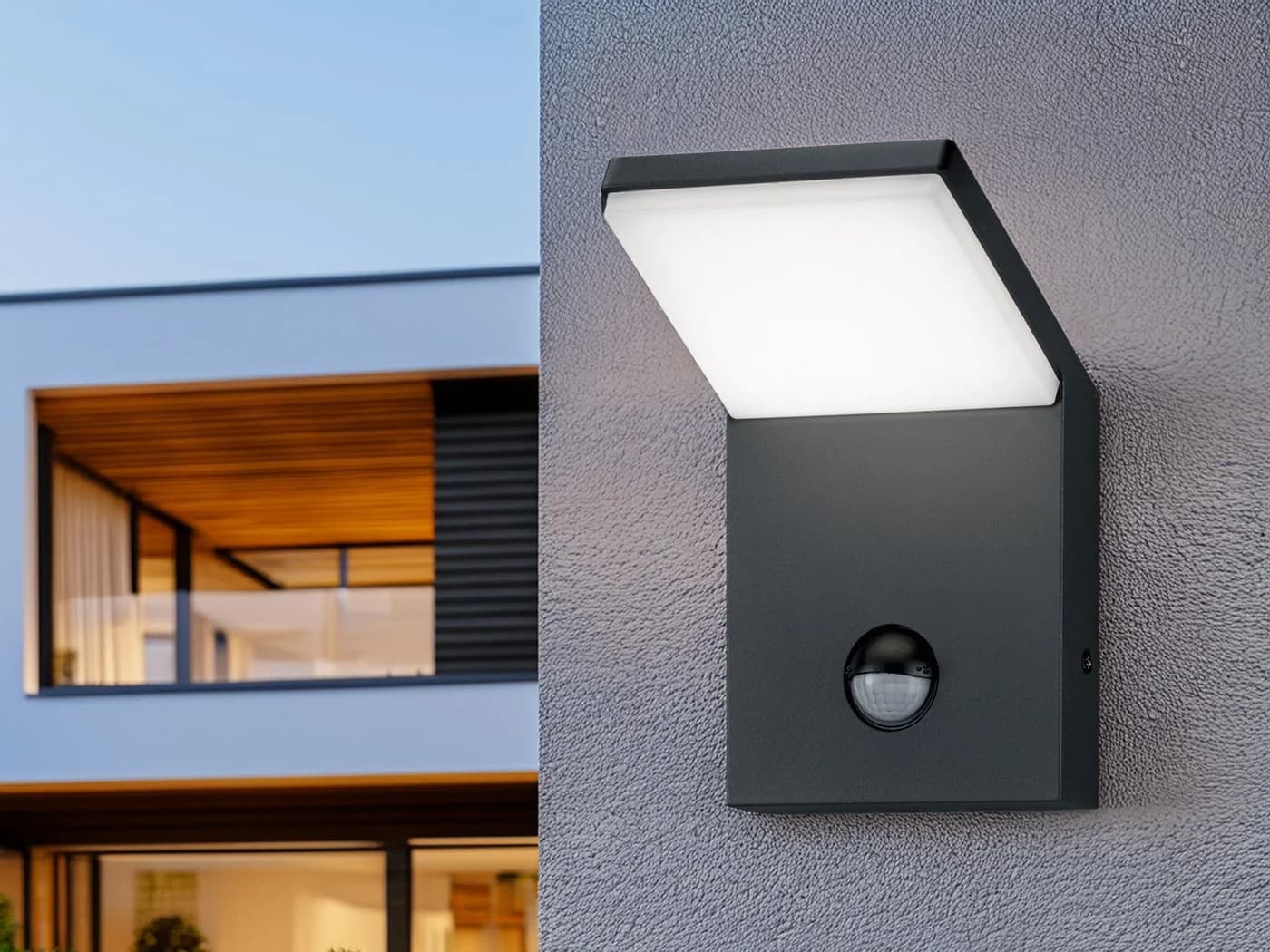 TRIO Leuchten LED Außen-Wandleuchte mit Bewegungsmelder Anthrazit - Bild 5