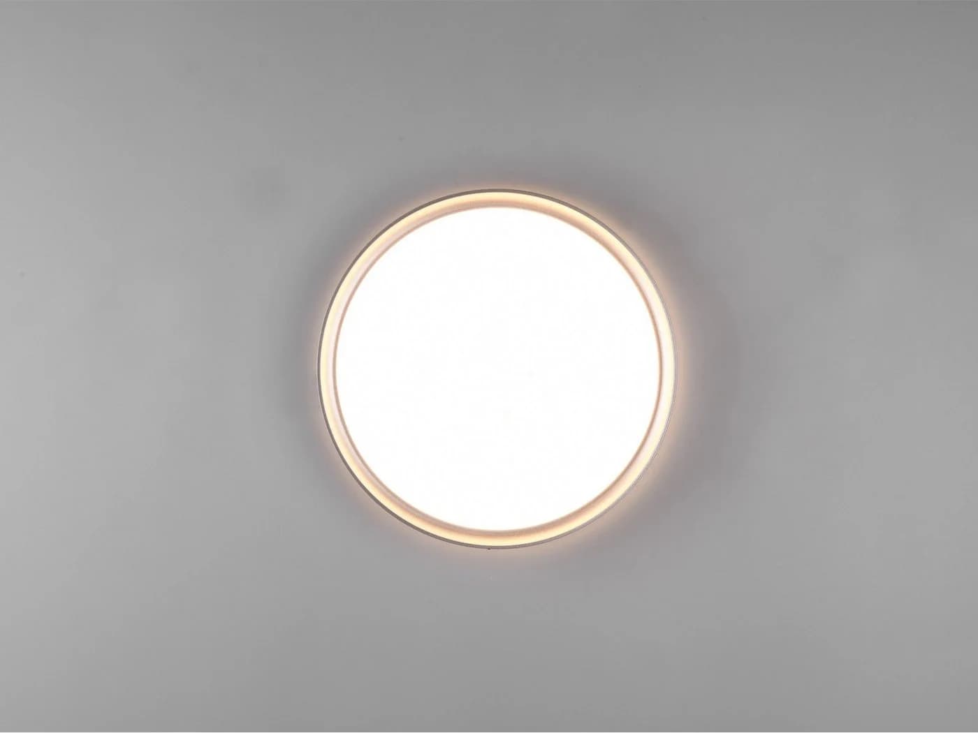 TRIO Leuchten CLARIMO LED Deckenleuchte Warmweiß Grau IP44 - Bild 5