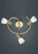 Trio Leuchten LED Deckenstrahler LEVISTO Gold LED wechselbar Bild 1