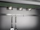 TRIO Leuchten LED Unterbauleuchte 3er Set Warmweiß Silber Matt Bild 1