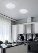 Reality Leuchten LED Deckenleuchte PUTZ Warmweiß IP 44 Bild 1