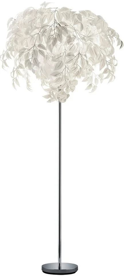 REALITY LEUCHTEN Stehlampe Leavy Weiß Nickel Blatt Design - Bild 2