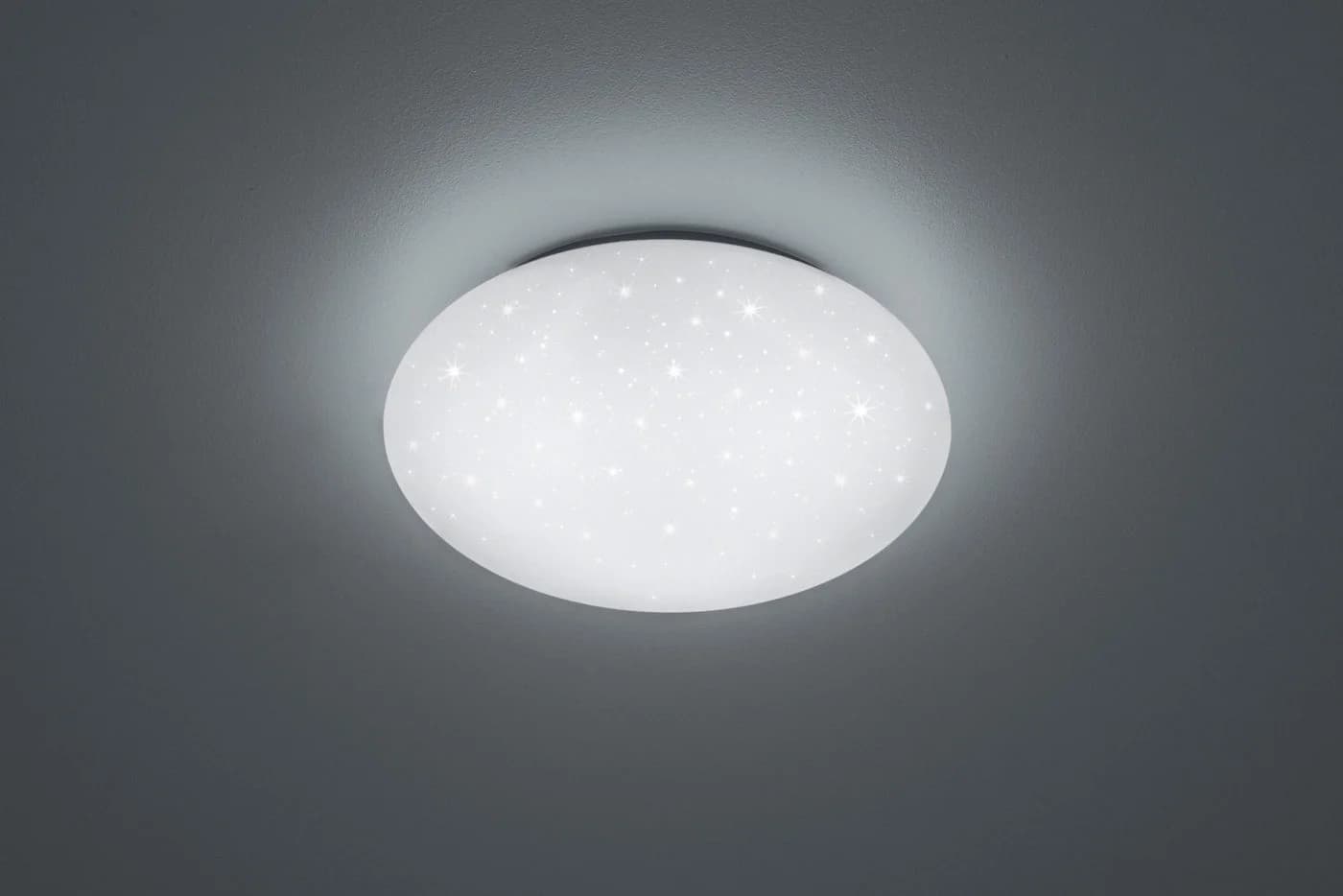 Reality Leuchten LED Deckenleuchte GLITTER PUTZ Weiß