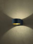 TRIO LEUCHTEN LED Wandleuchte LACAPO Schwarz/Gold Bild 1