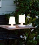 Reality Leuchten LED Tischleuchte LORA Weiß USB-Ladefunktion Bild 1