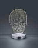 Reality Leuchten LED Tischleuchte Skull Farbwechsel Acrylplatte Bild 2