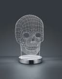 Reality Leuchten LED Tischleuchte Skull Farbwechsel Acrylplatte Bild 3