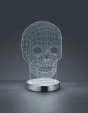 Reality Leuchten LED Tischleuchte Skull Farbwechsel Acrylplatte Bild 4