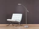TRIO Leuchten LED Stehlampe Dimmfunktion Silber 126 cm Bild 1