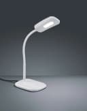 Reality Leuchten LED Tischleuchte Boa Weiß Touch Dimmer Flexarm Bild 1