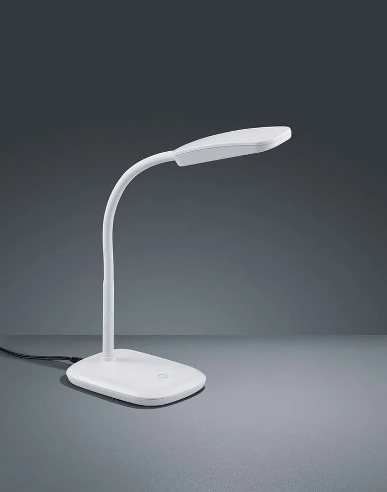 Reality Leuchten LED Tischleuchte Boa Weiß Touch Dimmer Flexarm - Bild 3