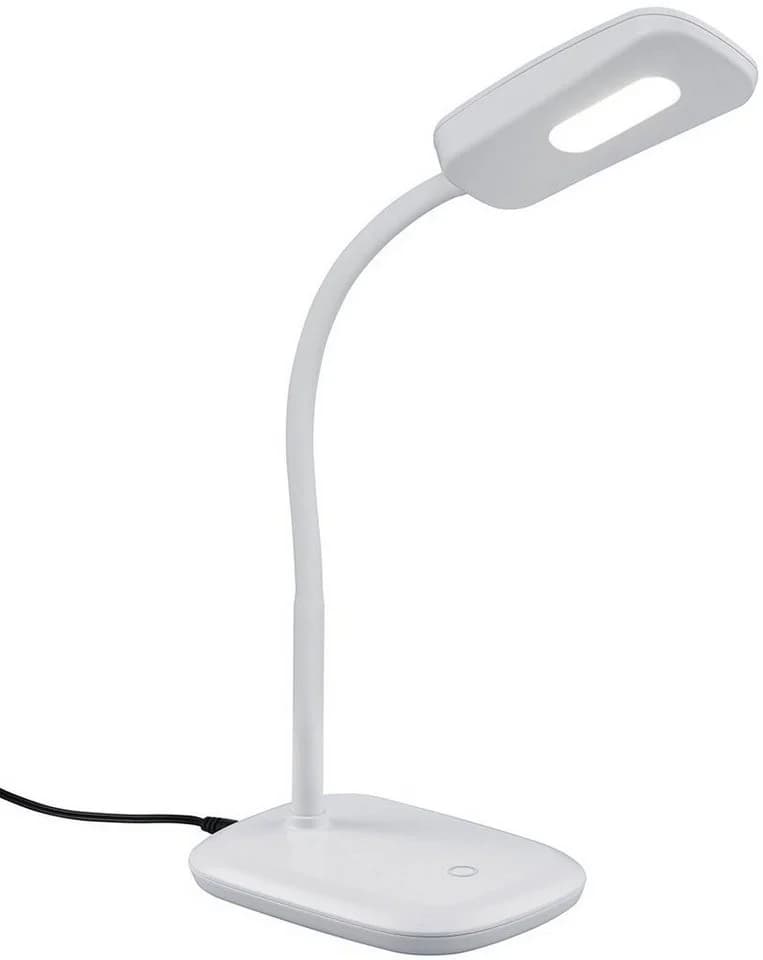 Reality Leuchten LED Tischleuchte Boa Weiß Touch Dimmer Flexarm - Bild 4