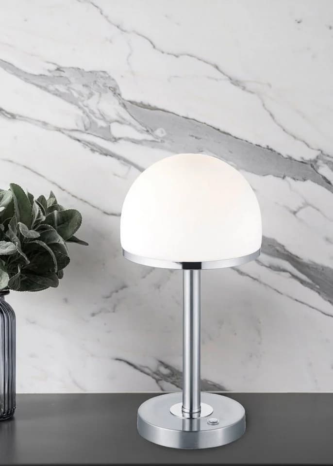 TRIO LEUCHTEN LED Tischleuchte Berlin Dimmbar Modern Grau - Bild 2
