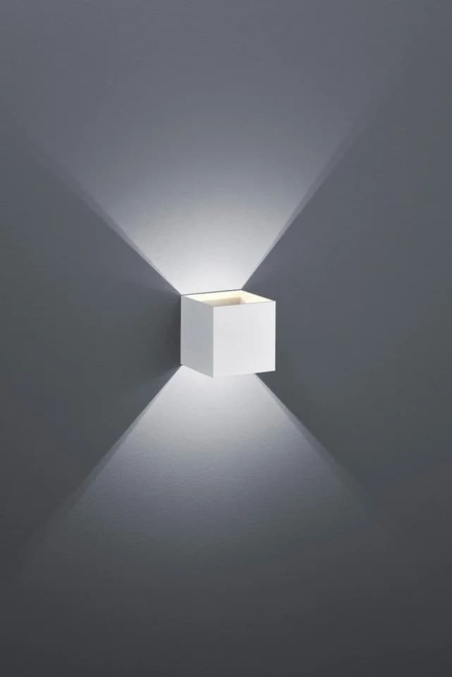 TRIO LEUCHTEN LED Wandleuchte Louis Weiß Matt Kubus - Bild 2