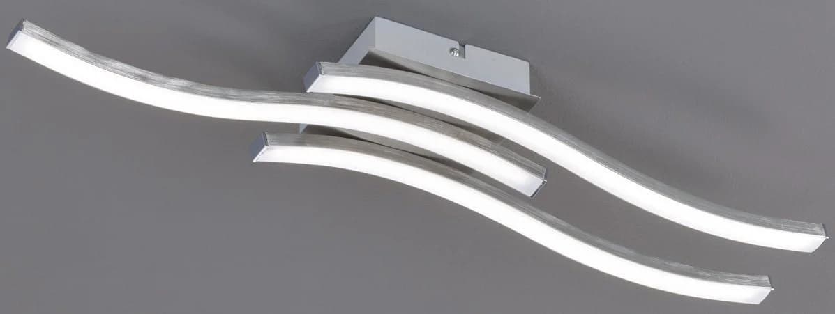 Reality Leuchten LED Deckenleuchte Route 3-flammig Schwarz/Weiß