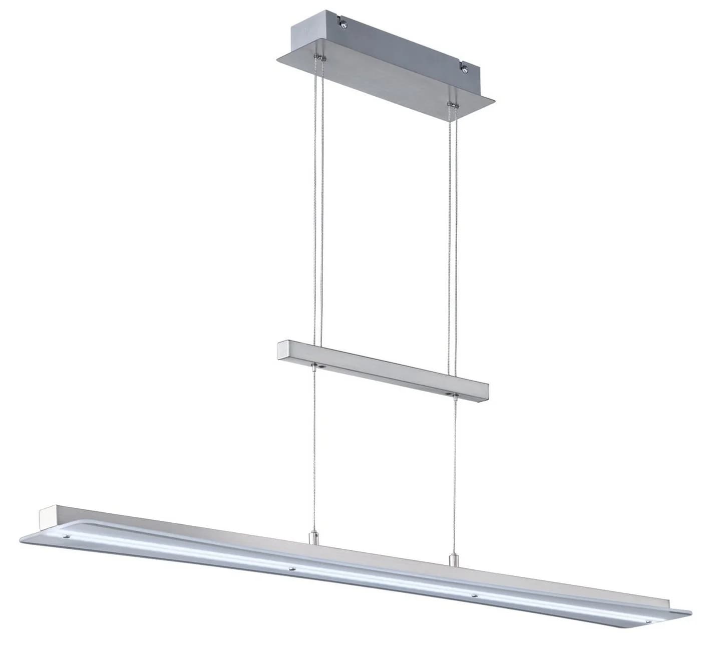 REALITY LEUCHTEN LED Pendelleuchte Smash Nickel Matt Touch-Dimmer - Bild 3