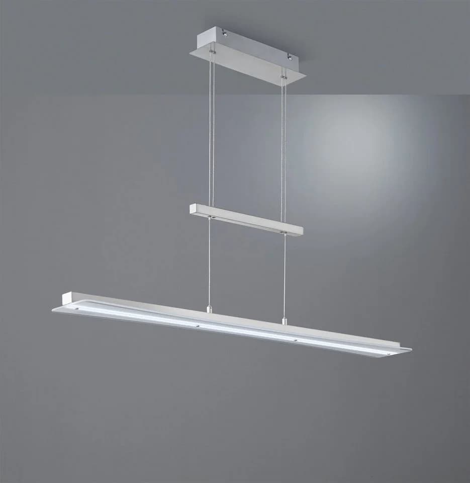 REALITY LEUCHTEN LED Pendelleuchte Smash Nickel Matt Touch-Dimmer - Bild 4