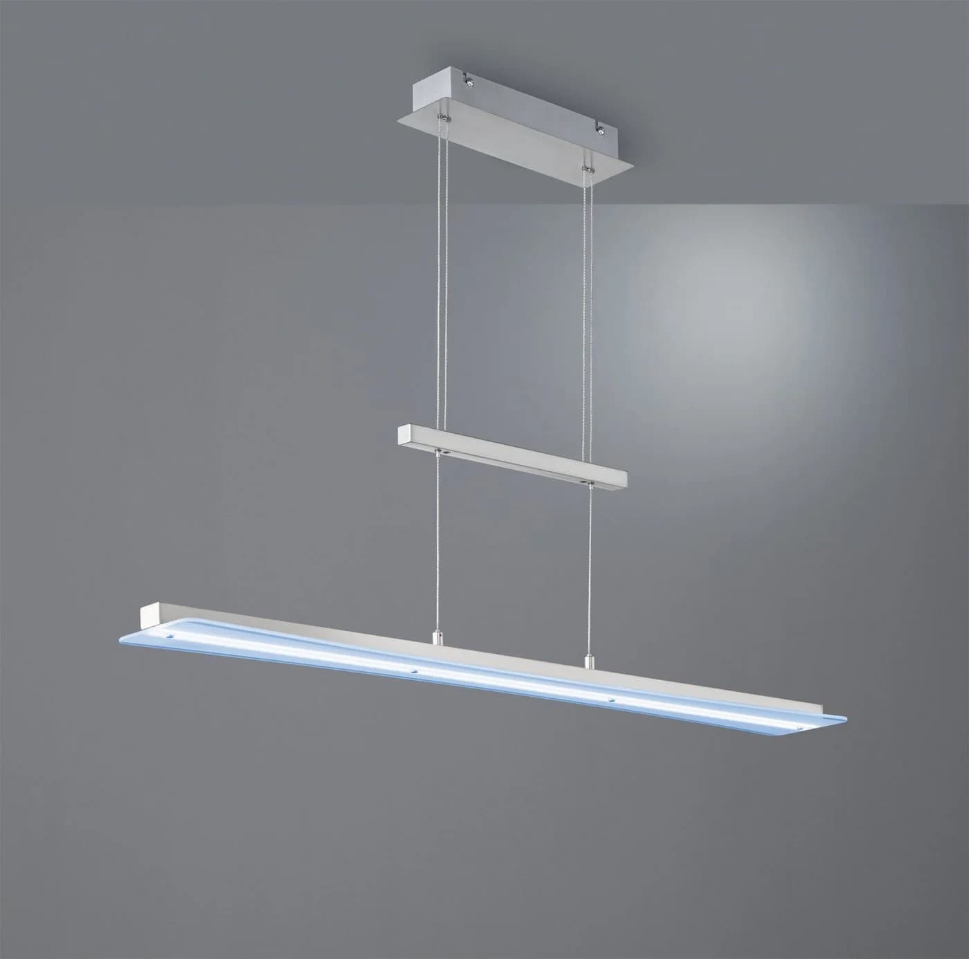 REALITY LEUCHTEN LED Pendelleuchte Smash Nickel Matt Touch-Dimmer - Bild 5