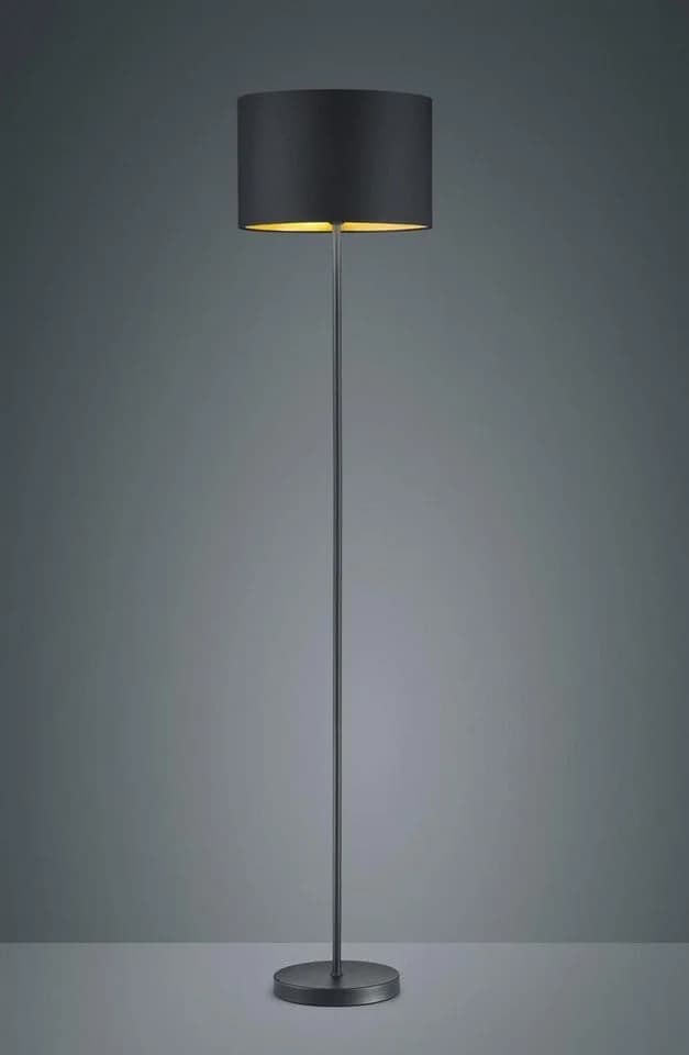 TRIO LEUCHTEN Stehlampe Hostel Schwarz/Gold Modern
