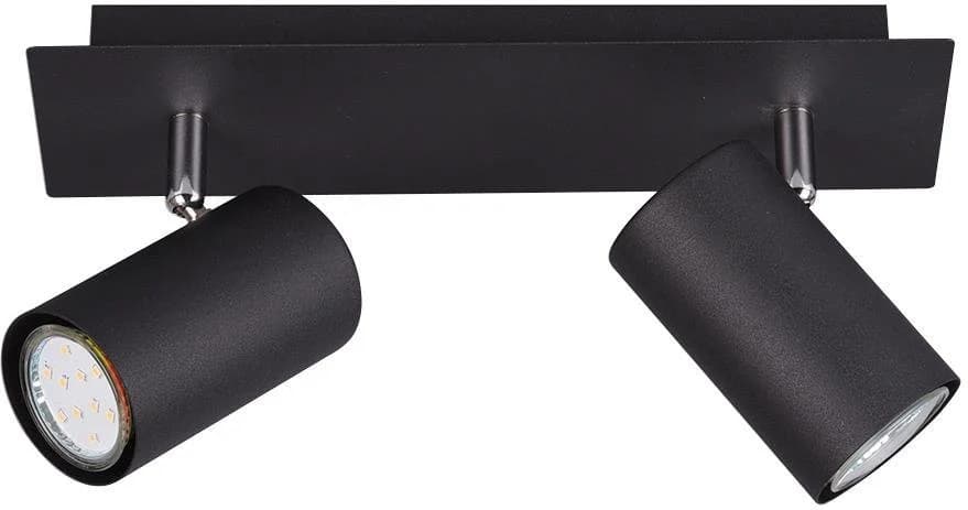 TRIO Leuchten Deckenleuchte Marley Schwarz Metall
