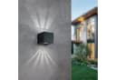 REALITY LEUCHTEN LED Außen-Wandleuchte Cordoba Schwarz Matt IP44 Bild 1