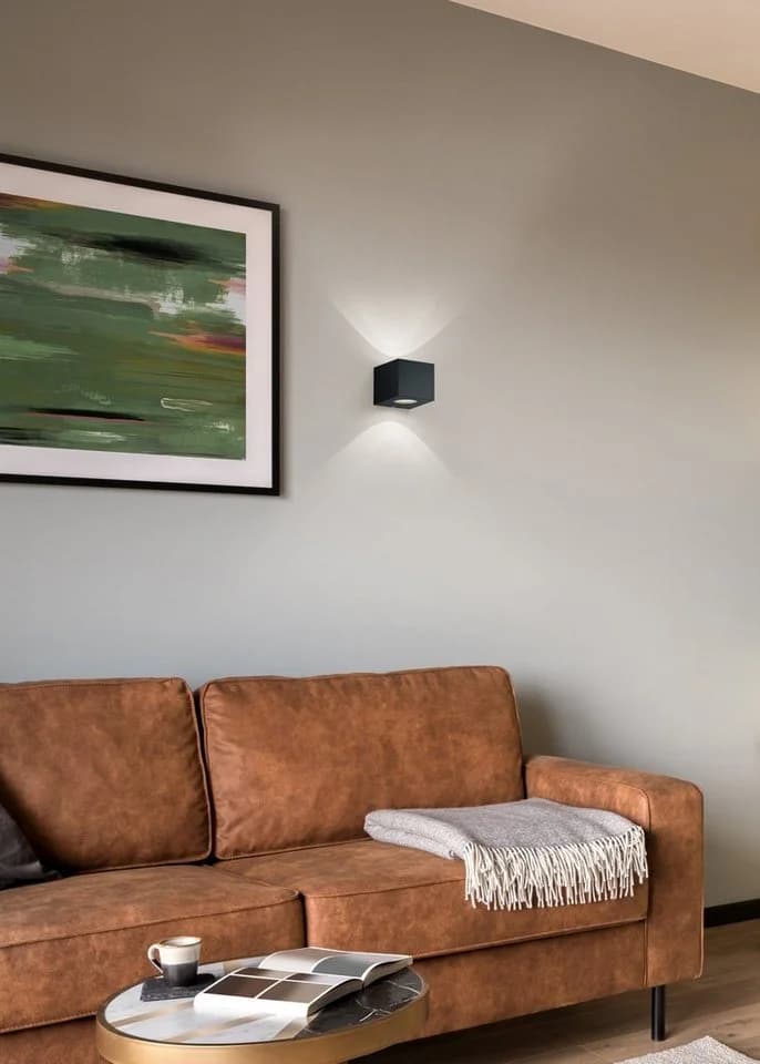 REALITY LEUCHTEN LED Außen-Wandleuchte Cordoba Schwarz Matt IP44 - Bild 3