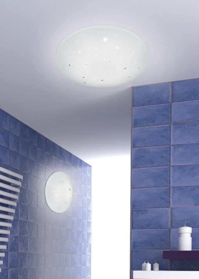 REALITY LEUCHTEN LED Deckenleuchte Achat Weiß IP44 Starlight Effekt - Bild 3