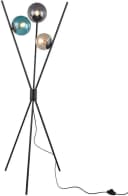 TRIO LEUCHTEN Stehlampe Lance Schwarz Bunt 3-flammig Bild 5